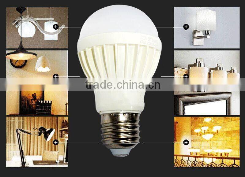3W 5W 7W 9W 10W 12Ve27 led light bulb cool white led light bulb with plastic cover