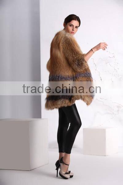 FU17 wholesale fox fur coat