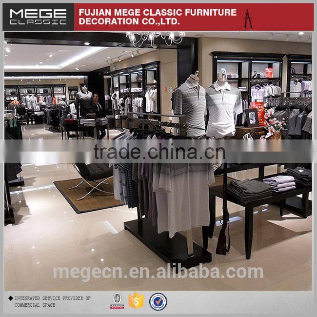Retail Store Metal Fashionable Clothing Rack