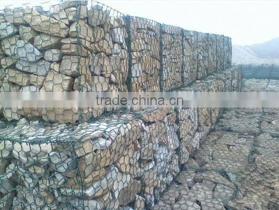 Best price! Galvanized PVC coated gabion basket/ gabion box/ galfan gabion
