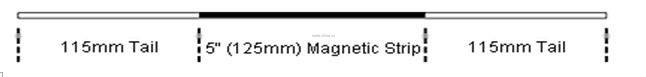 EM strips magnetic strips library security equipment for book