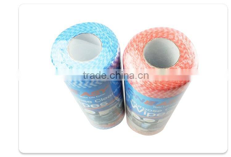 Custom made absorbent wood pulp & polyester household cleaning materials