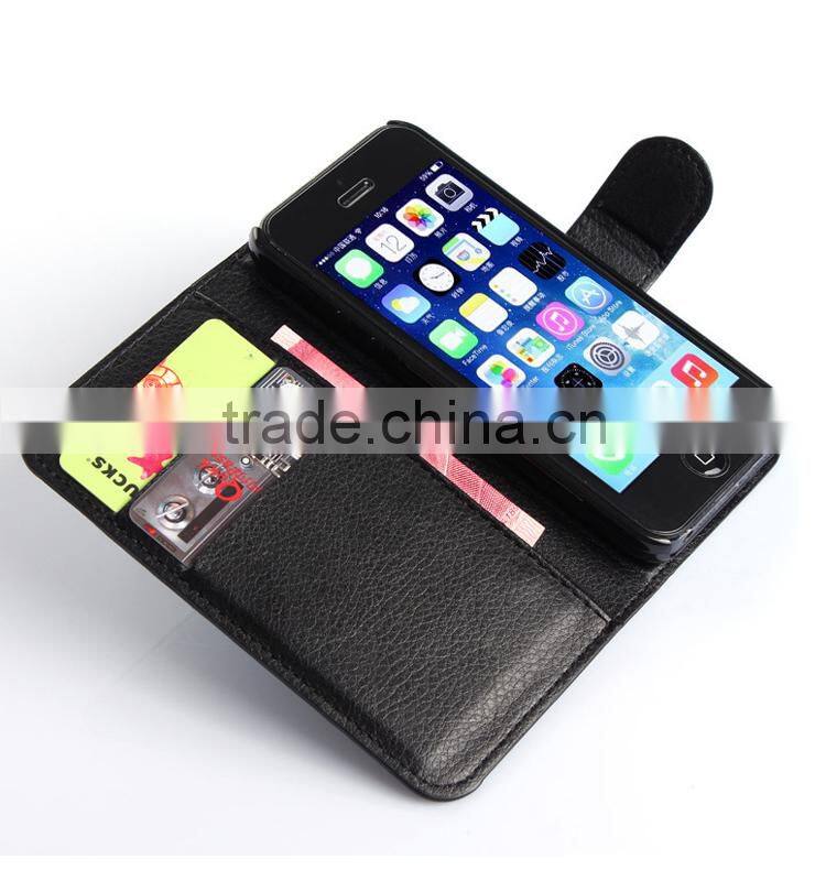 Accept paypal!! Wallet card design cellphone 3d flash case for iphone 5 case