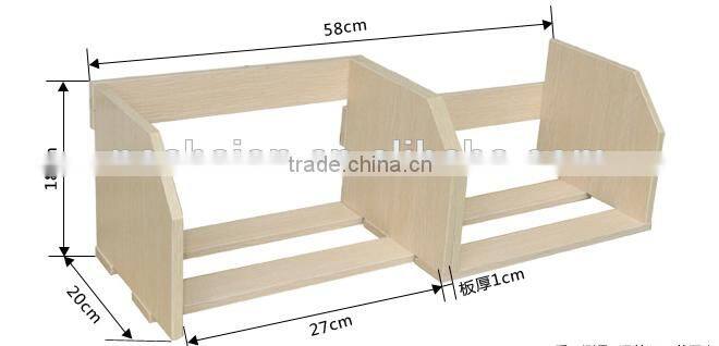 Quite Useful Bookcase Or Shef On The Desk With PB/MDF Materials