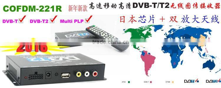 COFDM-221R AV 1080P Transmission image Transceiver CVBS 170~900Mhz Coded Orthogonal Frequency Division Multiplex
