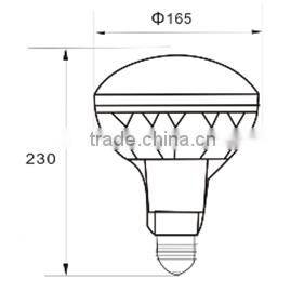 Factory Price Waterproof led spotlight PAR52 40W Beam Angle 120D