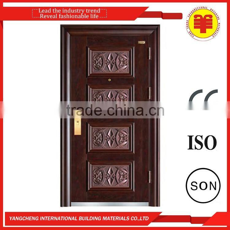 Steel single cold rolled outside/inside doors latest designs for sales