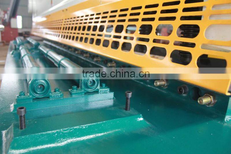 2016 new design cnc hydraulic guillotine shearing machine with nc control QC11Y-8X2500