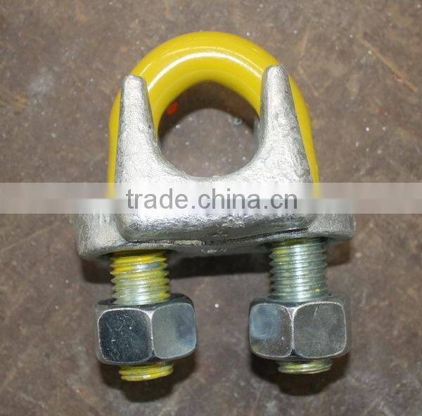 Colorful U bolt wire rope clip, fastener wire clamp