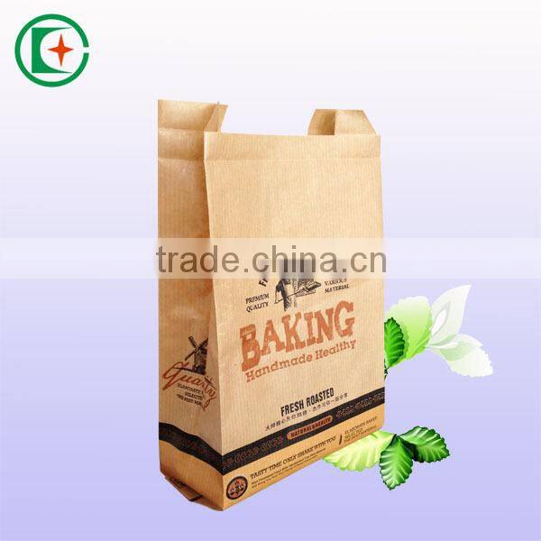 Bakery paper bag for bread packaging