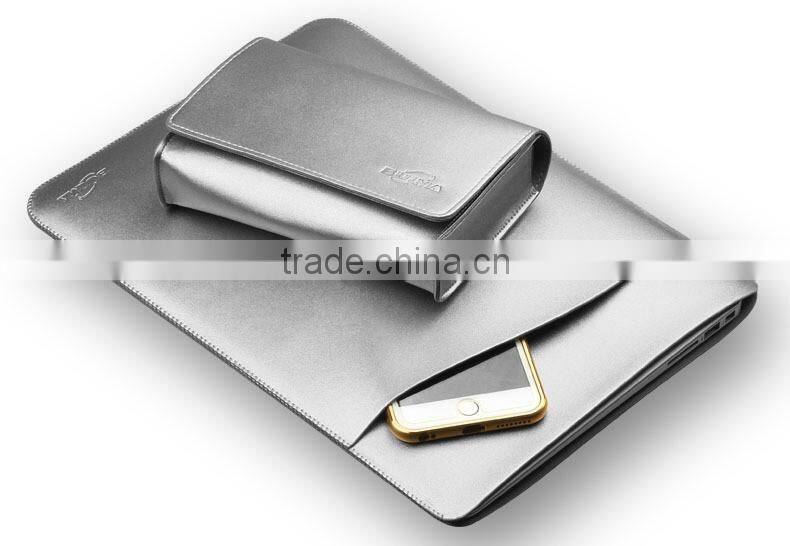 Hot Leather Laptop Sleeve Case For MacBook Air 11",AIR 13",Retina 12,13.3,15.4 inch,Case For Laptop Bag