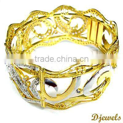 Diamond Bangles, Broad Bangles, Diamond Gold Bangles