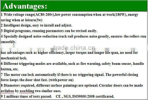 full circle automatic glass sliding door low price