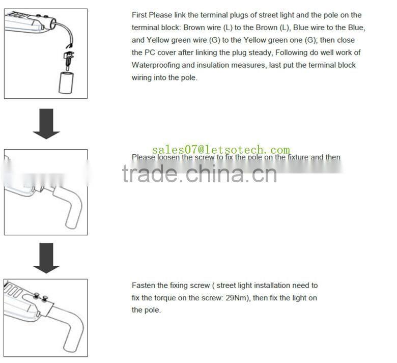 high lumen waterproof LED Street Road light IP65 56W Industrial led Lamp courtyard light