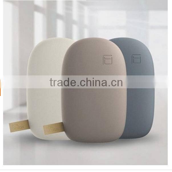 Hot sales10400mAh Frosted Cobblestone Dual USB Port External Emergency charging Power Bank