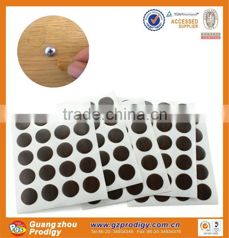 adhesive decorative hiding place screw cover