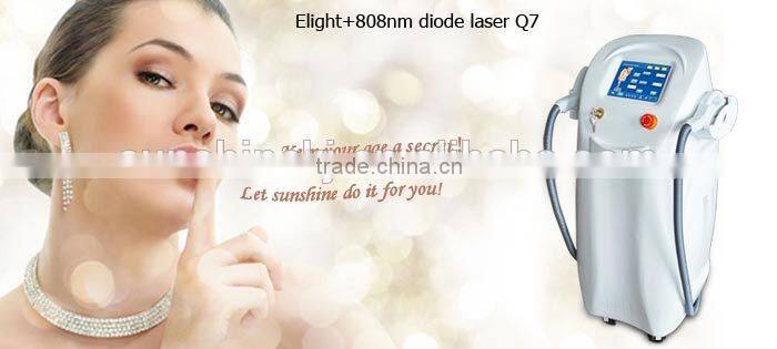 elight ipl 808nm diode laser hair removal machine for sale