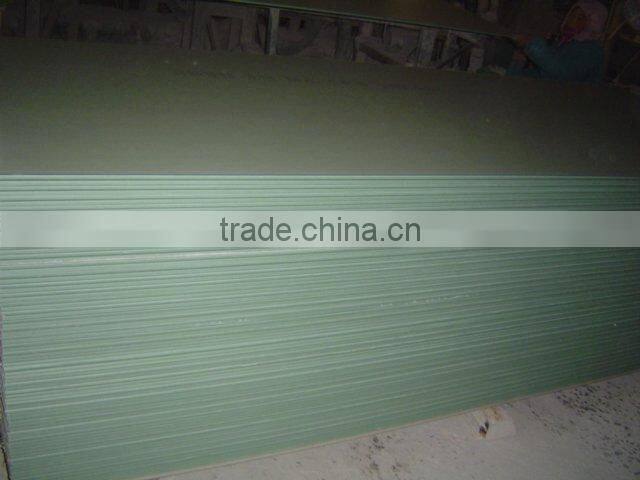 Waterproof paper faced gypsum board