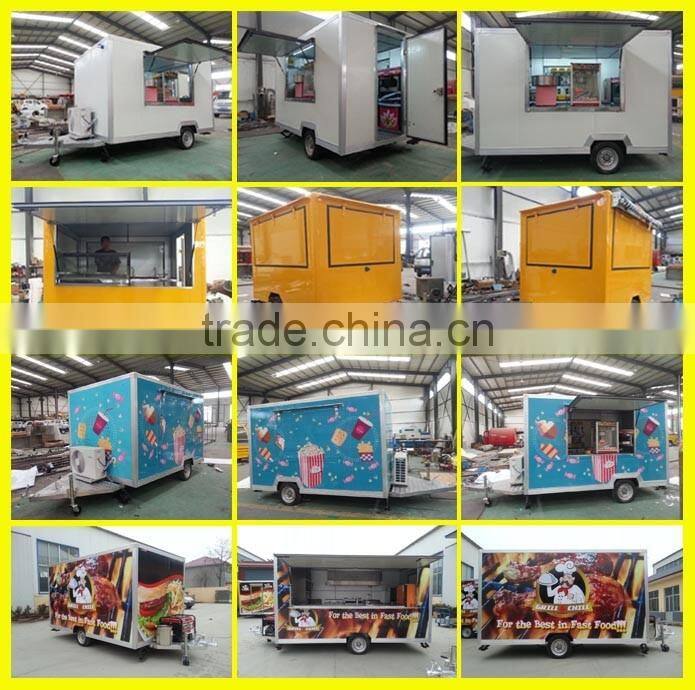 New Exporting 3.0 Long Mobile Fryer Food Cart