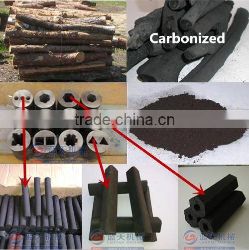 Specialize In Energy Saving Wood Sawdust Briquette Charcoal Extrude Machine