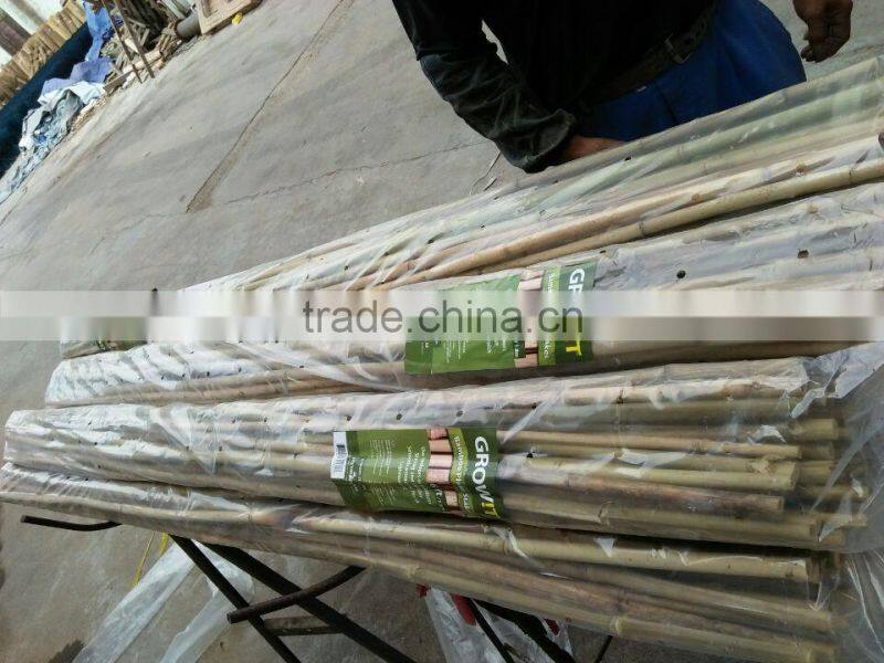WY-213 2016 Hot sale natural dry strong whole part moso bamboo poles for agriculture and construction