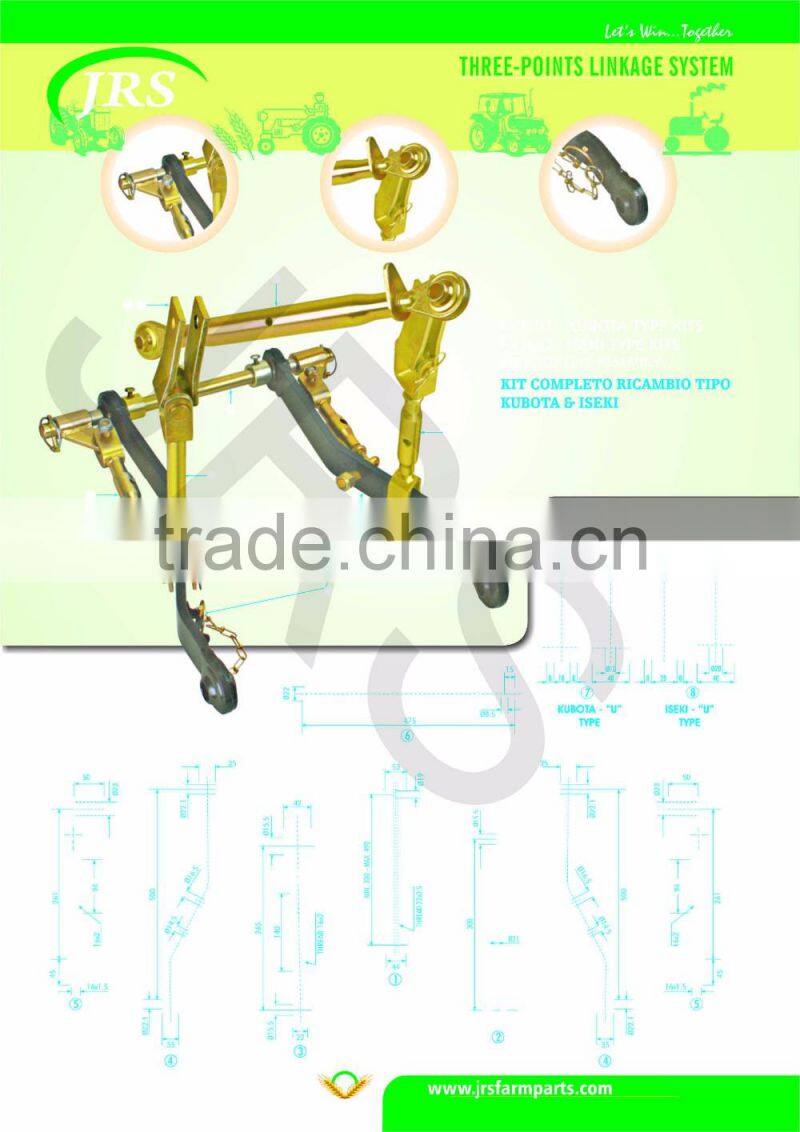 Manufacturer of Iseki three point linkage kit