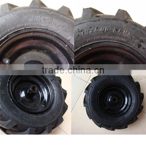13x5.00-6 lawn garden tiller tire rear tine tiller wheel