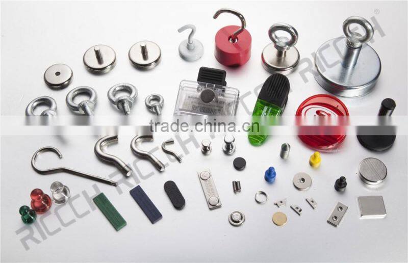High quality Neodymium pot magnet with rotatable hook magnet plane 360 degree rotation