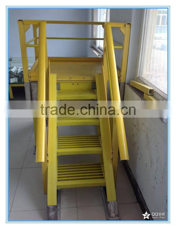 Glass fiber reinforced plastic anti-corrosion antioxidant platform ladder
