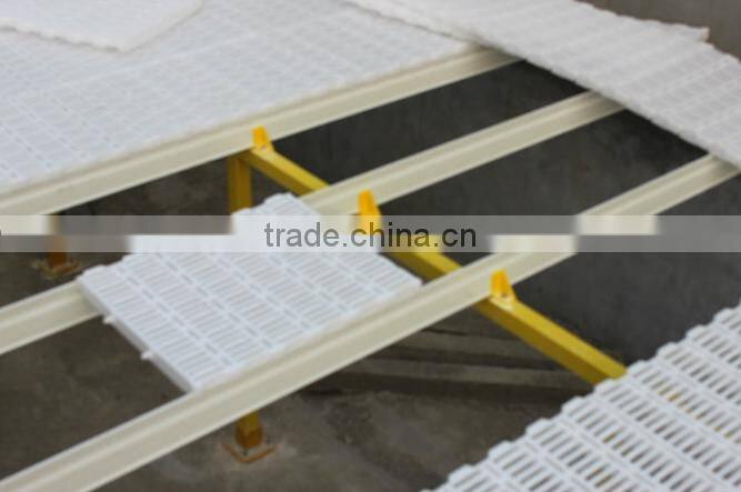Fiberglass support beams/slats floor for pig farm