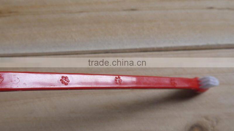 double sided pet toothbrush