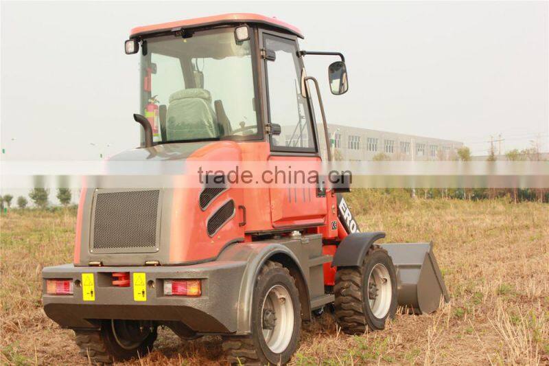Everun ER08 CE certificated Articulated Mini Wheel Loader/Radlader