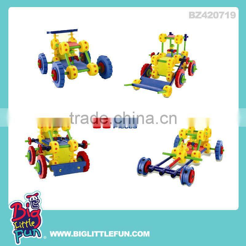 55pcs snow flower toy building block