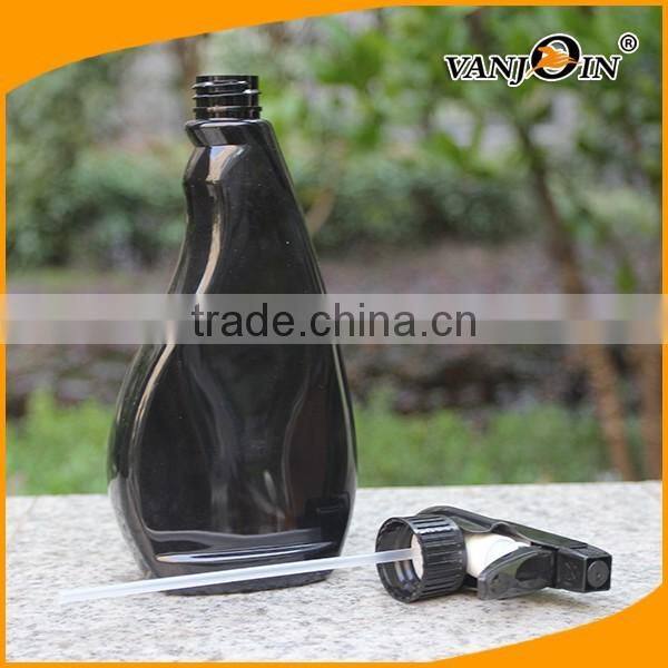 Used for Home 550ml Black Plastic Strigger Sprayer Bottle, Polyethylene Cleaning Bottle