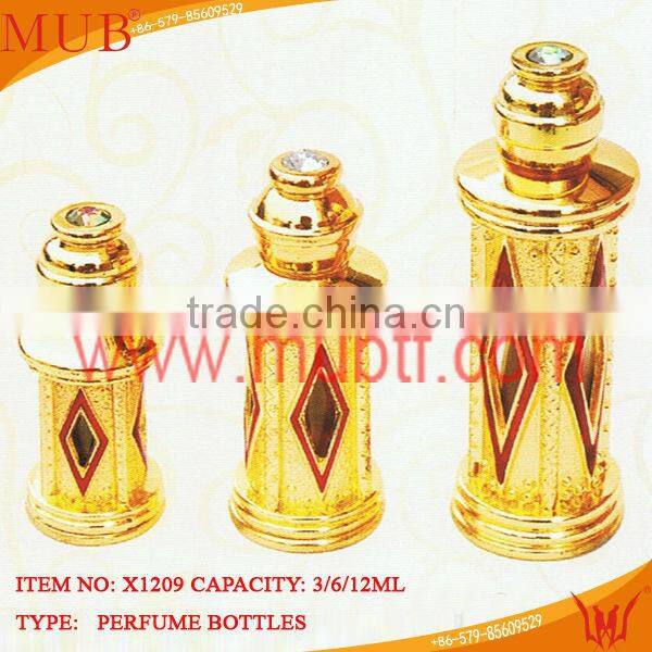 2014 The Newest Golden Arabia Dammam Perfume Bottle