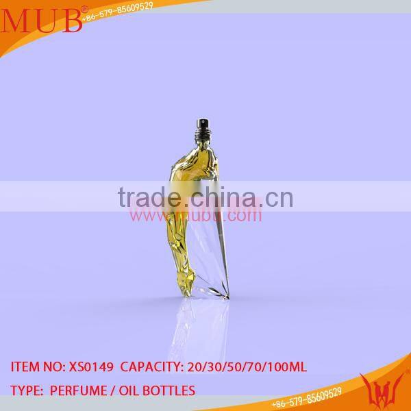2014 Unique Design Crystal Glass Perfume Bottle Wholesale
