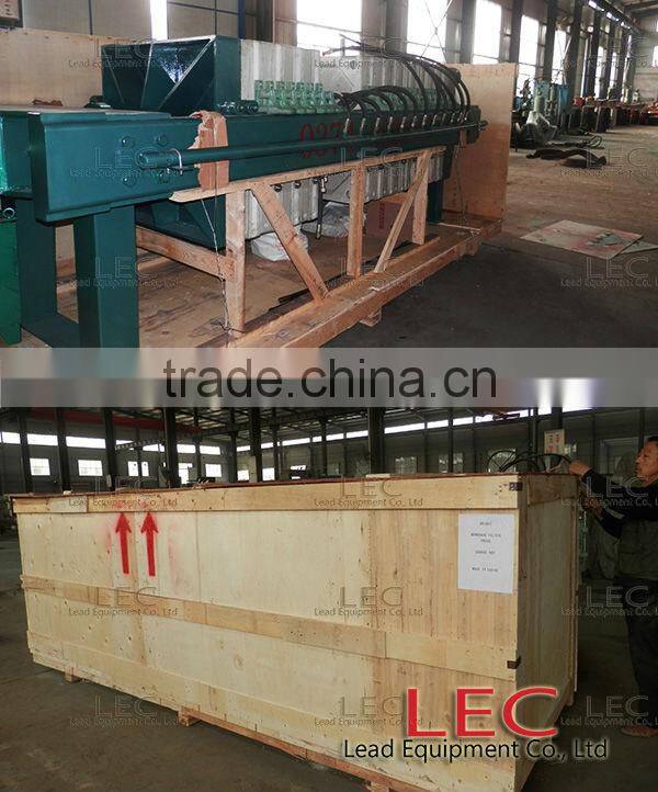 1600mm quick-operating PLC automatic high pressure membrane filter press