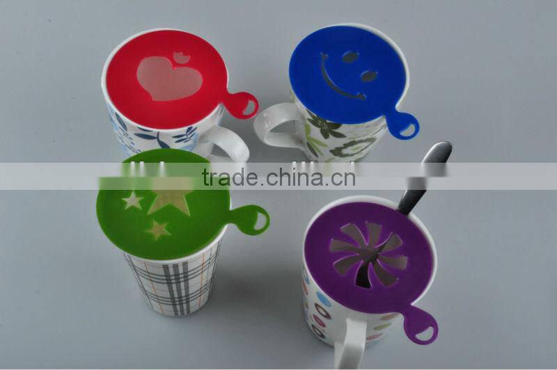 plastic coffee stencils