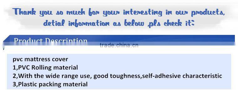 high quality and competitive price rolled PVC sheet mattress sheet