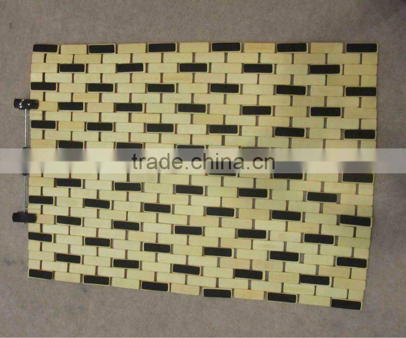 bamboo bath mat