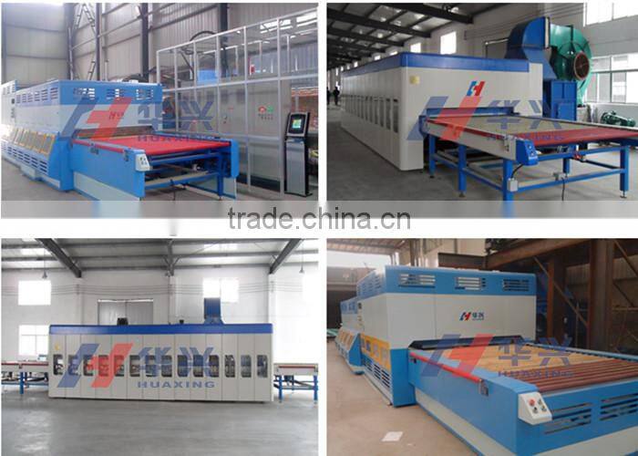 CE&CCC automatic Energy saving jet convection curved/flat tempered glass production line