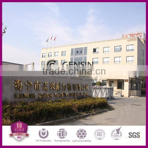 Zhejiang Haining 5mm diameter prismastic pattern light diffuser polycarbonate sheet 1220*2440mm