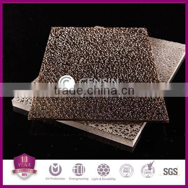 Lixin Embossed Solid Polycarbonate Sheet 2100*5800mm
