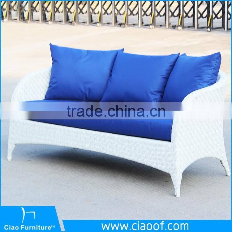 China Supplier Water-proof Synthetic Rattan Patio / Balcony Furniture Sofa Sets