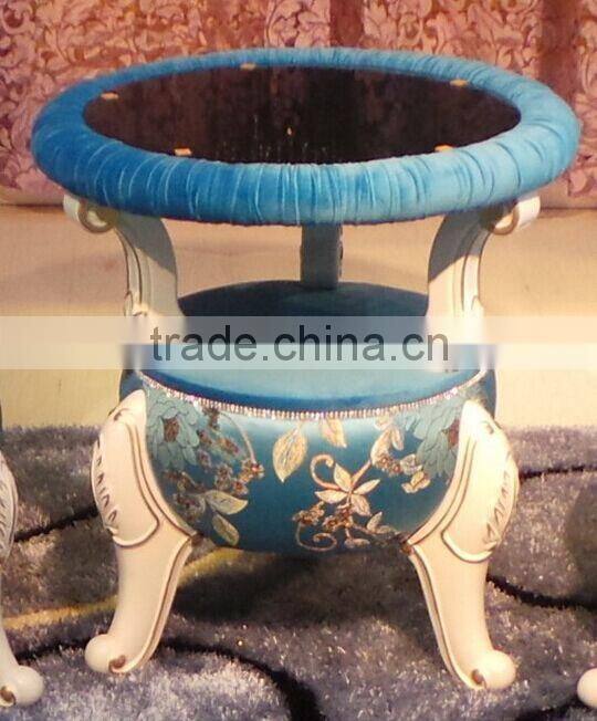 BISINI Classic Solid Wood with Fabric Chair, Elegant Designed Living Room Set, Leisure Table and Chairs Set (BF01-X1199)