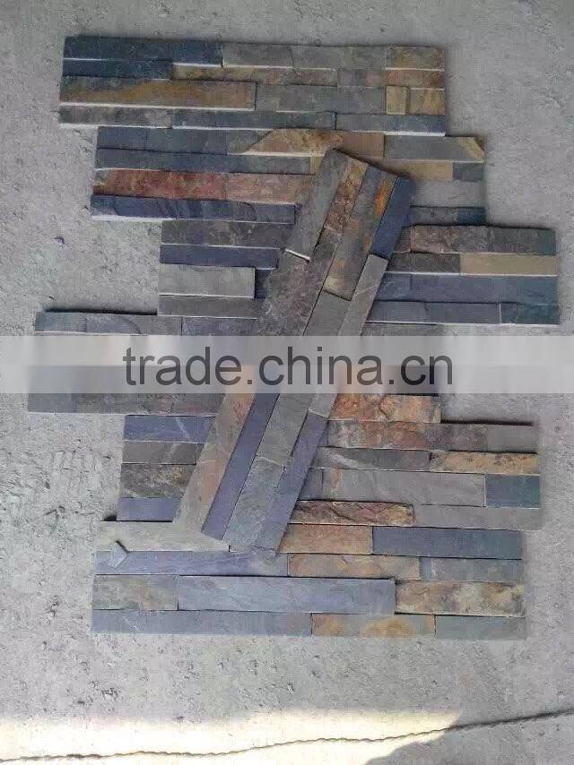 Natural yellow rusty roofing slate tiles cheap for sale