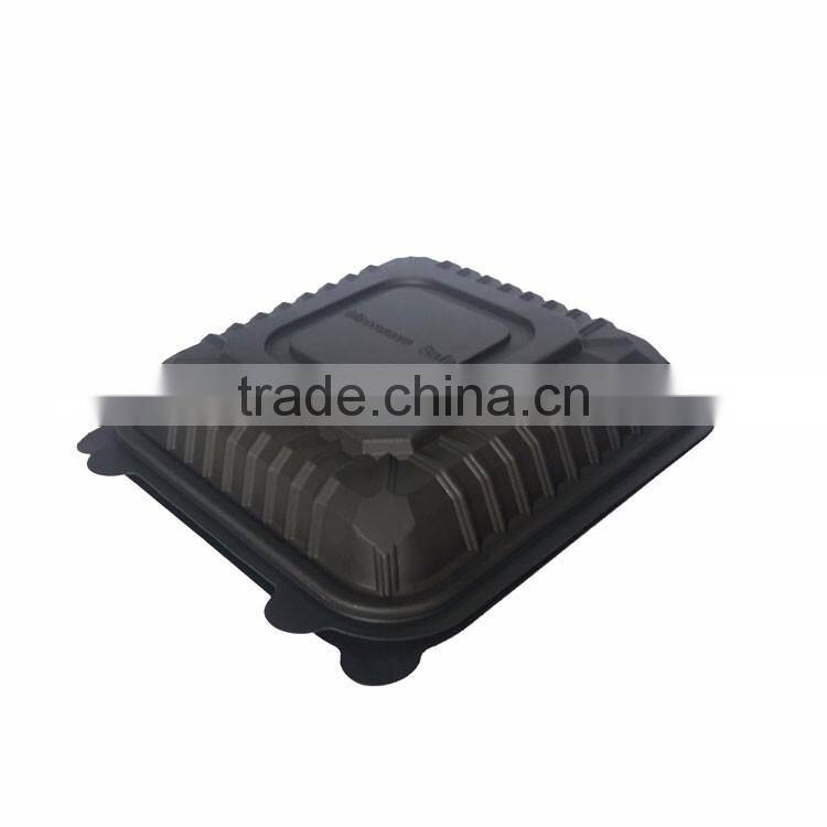Biodegradable corn starch food container