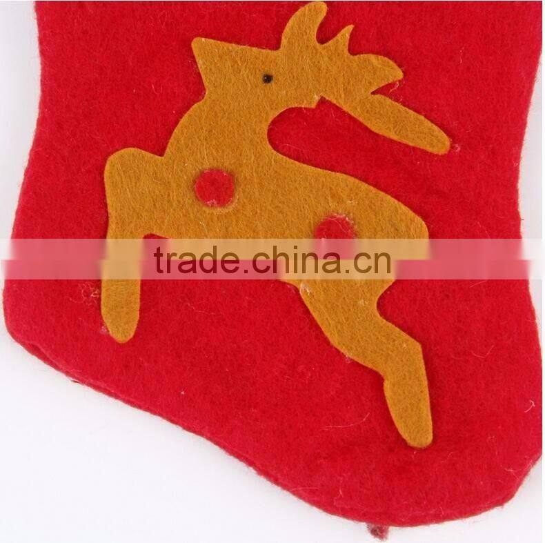 2016 Non-woven Christmas Stocking, Hanging Christmas Ornaments Decoration Supplies