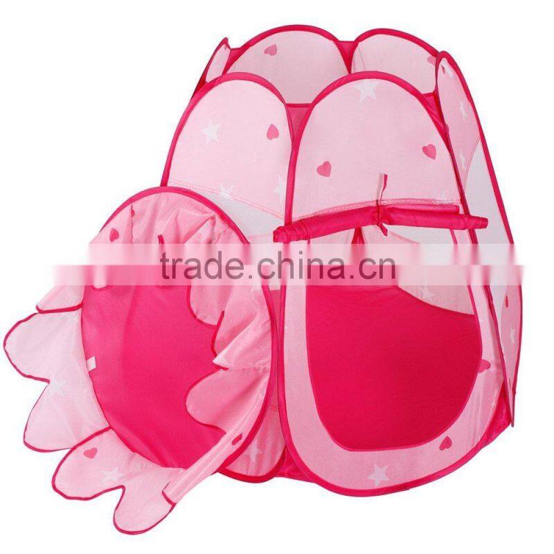 Cute pink balls house girls play tent