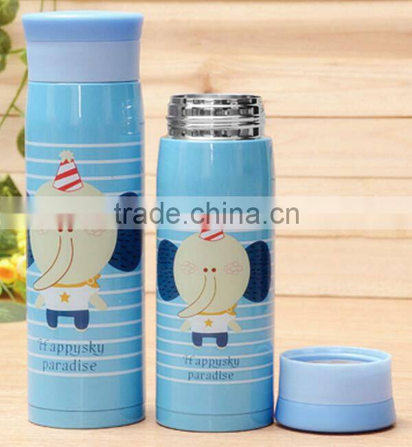 Supply Creative fashion Cartoon stainless steel thermos cup / cold reserving cup (600ml) --red girl